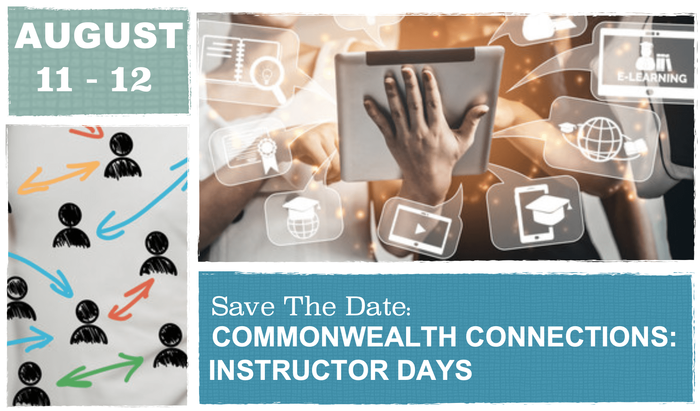Promotional image for August 2021 Commonwealth Connections Instructor Days