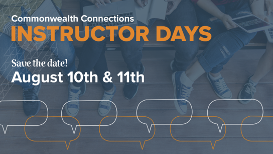 Commonwealth Connections Instructor Days graphic 2022