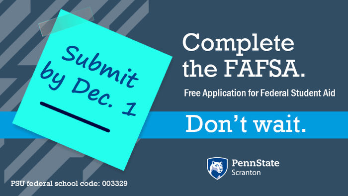 complete the FAFSA 