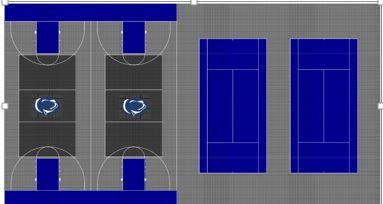 Proposed Flex Court for Athletic Renovation
