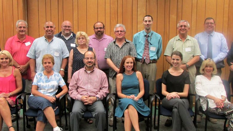 Adjunct faculty at this year's Meet and Greet event
