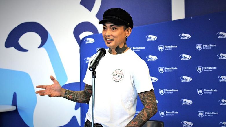 Asia samson performing his poetry 