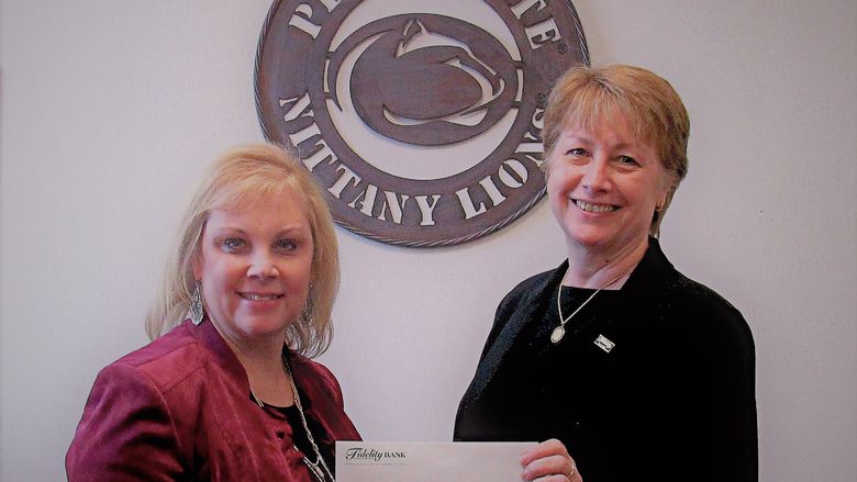 check presentation by Fidelity Bank representative