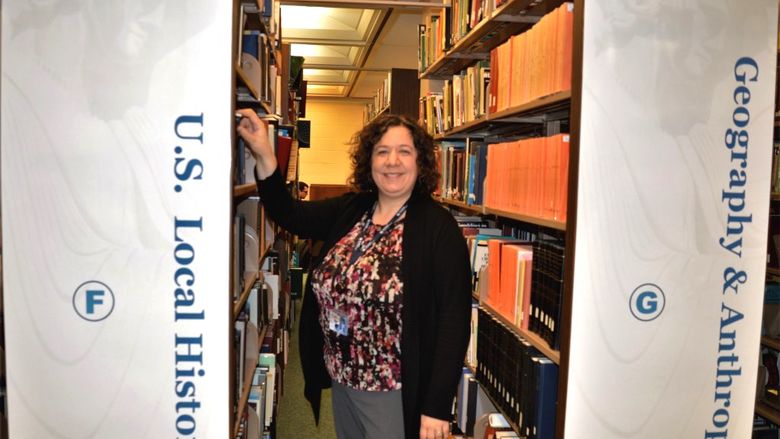 PSWS librarian Kristin Greene