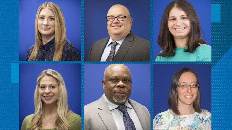 headshots of faculty and staff that were newly hired and promoted