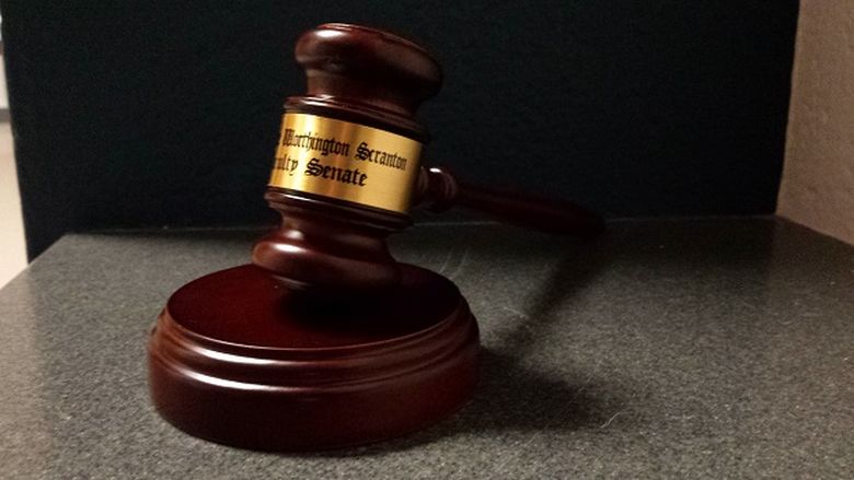 Gavel of the Worthington Scranton Faculty Senate