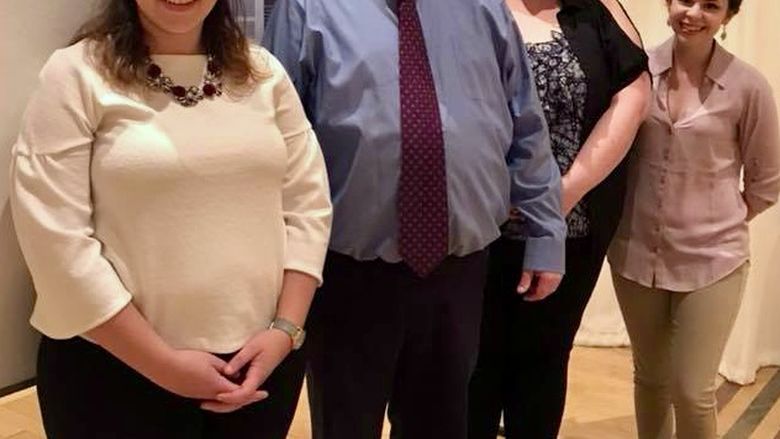 Nursing Students with Dr. Michael Evans at GPNRC in Pittsburgh, PA, October 2017