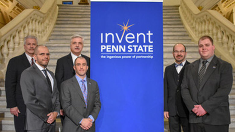 PSWS group at Invent Penn State display