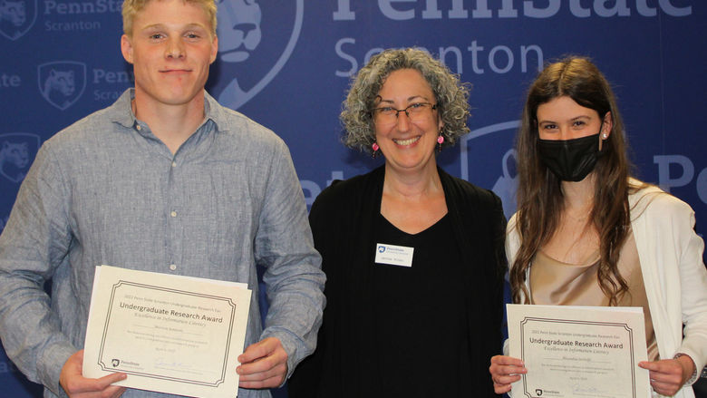 jamieson and dewolfe receive their first place library award