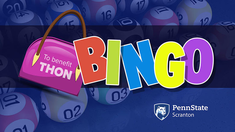 graphic of a purse and the words Purse Bingo across a dark blue background