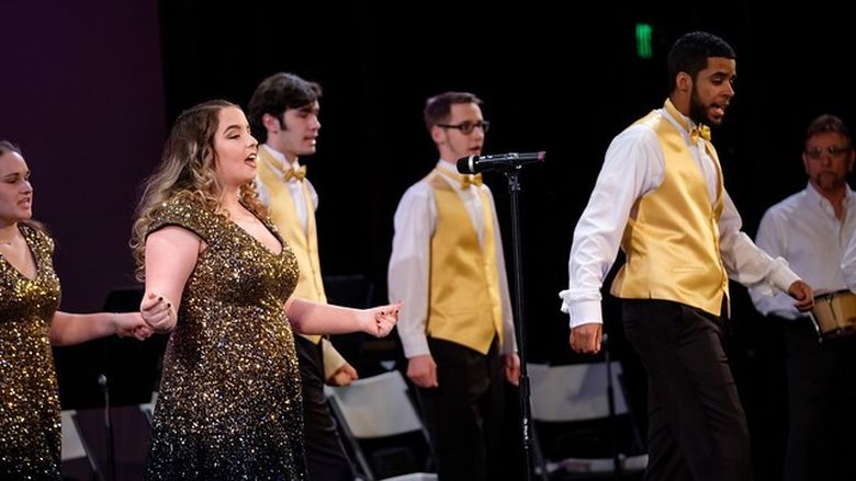 Rocktet members performing at last year's concert