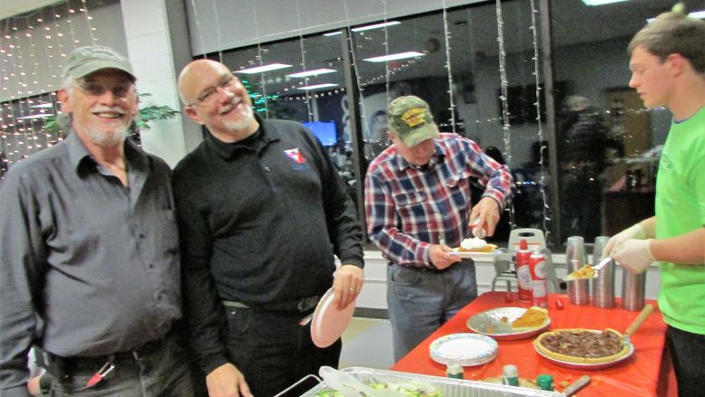buffet table 