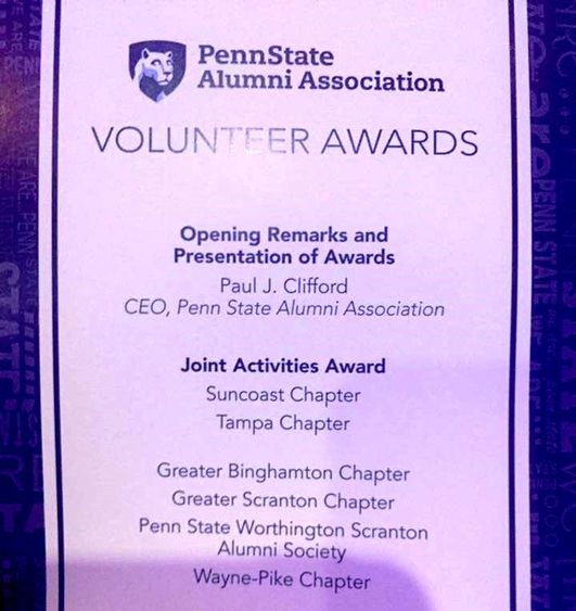 Volunteer Awards listing