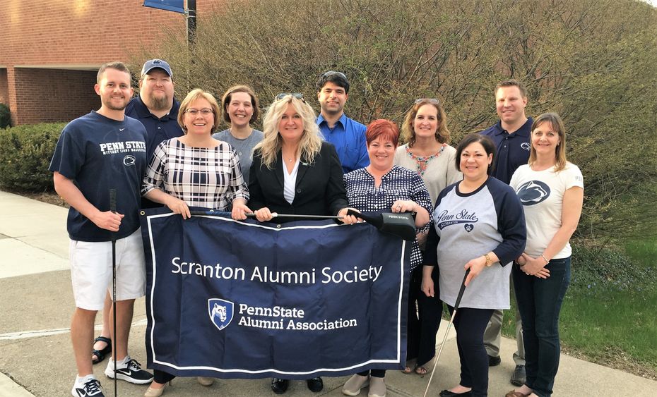 PSSN golf tournament planners Penn State Scranton alumni golf tournament planners