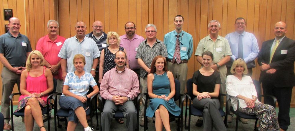 Adjunct faculty at this year's Meet and Greet event