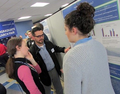 participants at last year's research fair