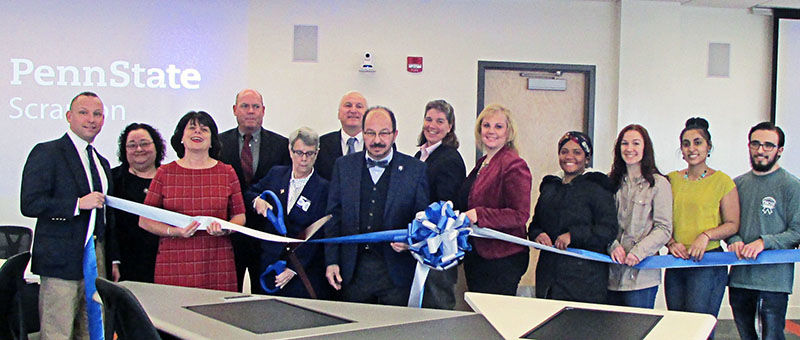 campus alumna cuts ribbon for new IST lab opening