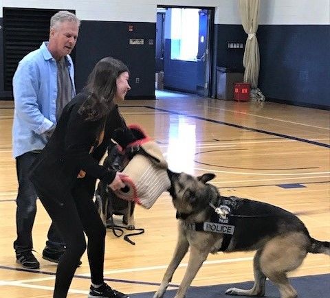 police dog demo