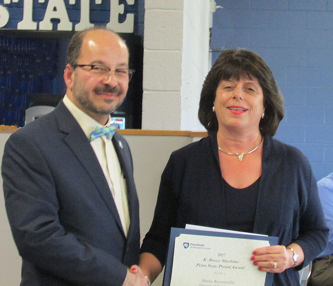 Maria Russoniello receives K. Bruce Sherbine Penn State Proud Award