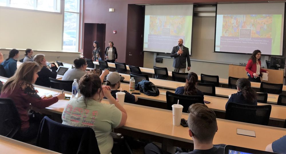 presenter at the recent opioid lunch and learn session