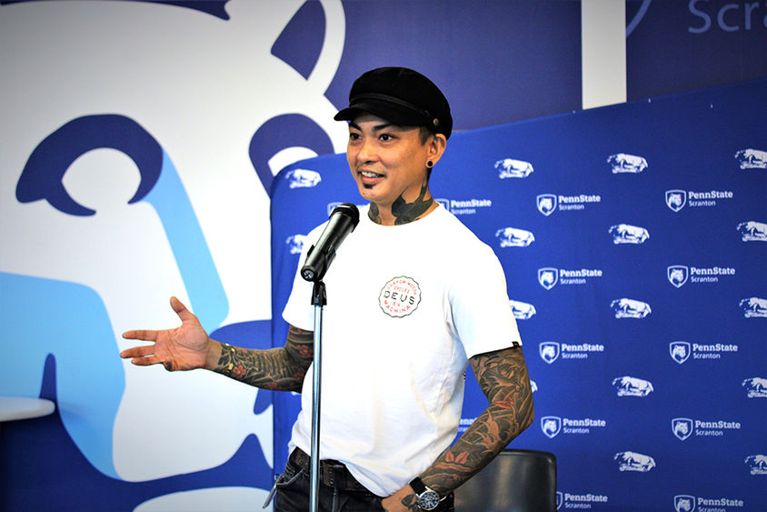 Asia samson performing his poetry