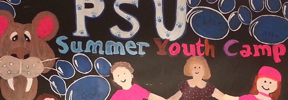 PSU Scranton Summer Youth Camp painting
